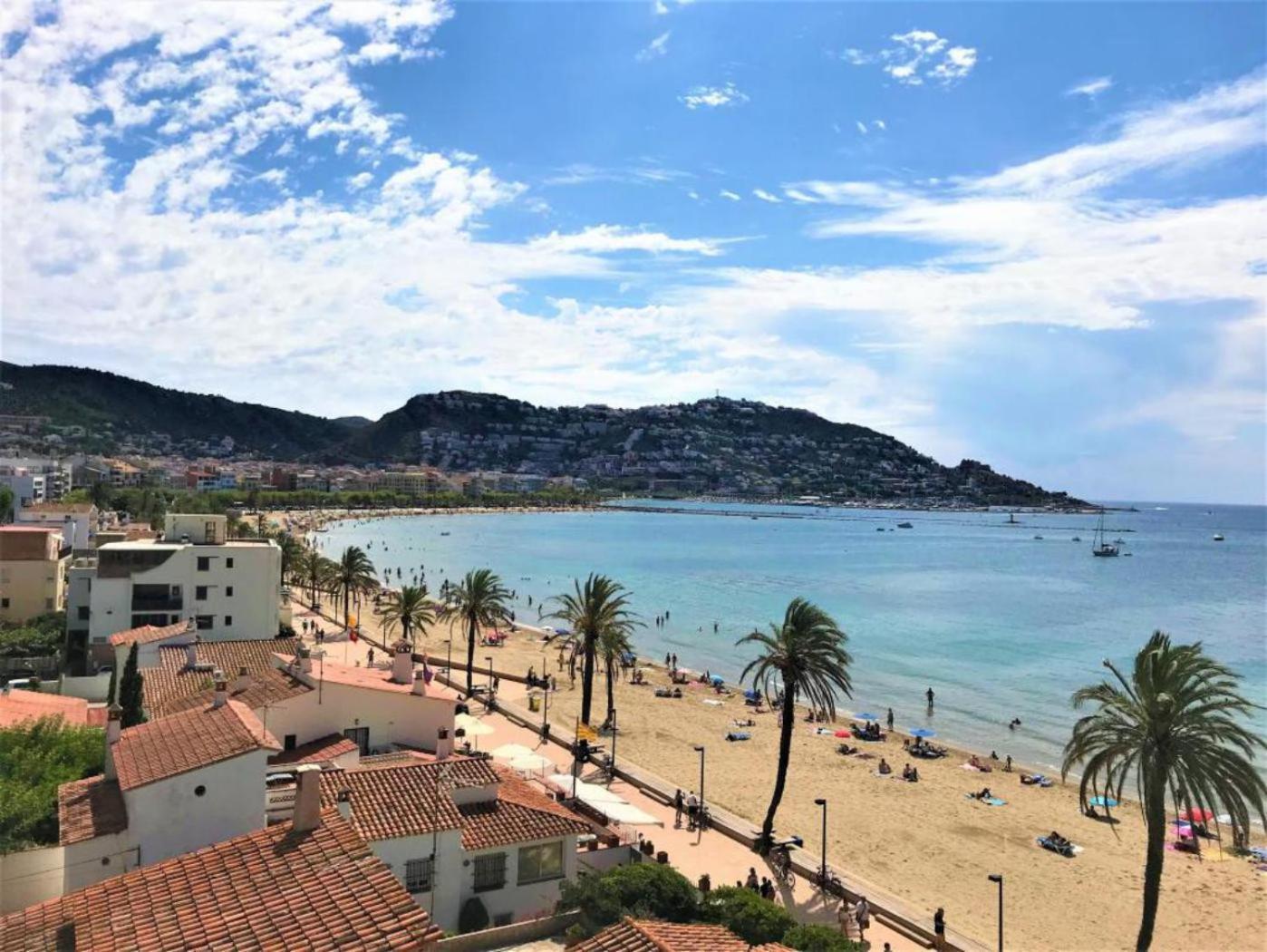 Piso Vista Mar Y Parking En Roses Av-30 Apartment Luaran gambar