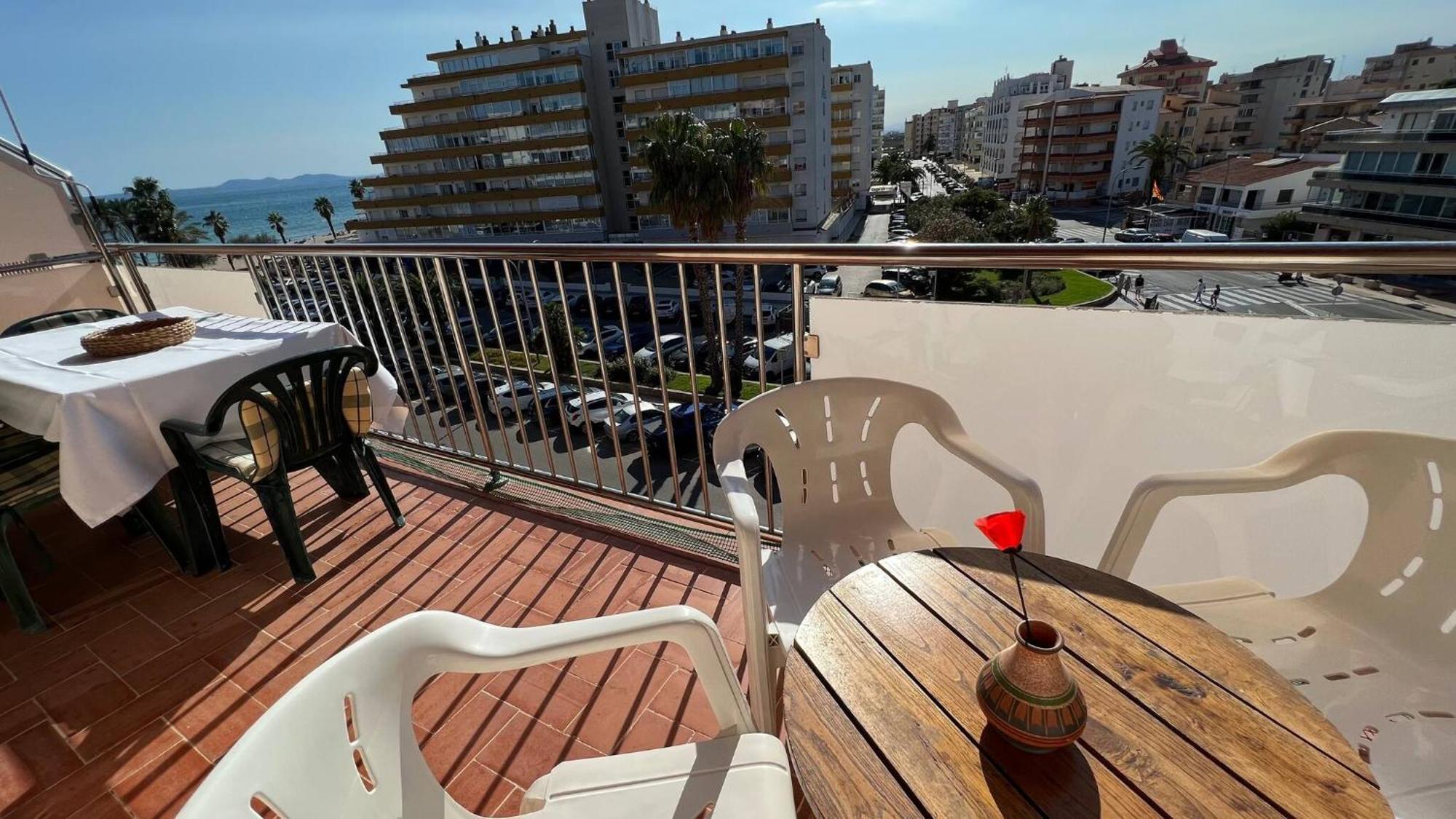 Piso Vista Mar Y Parking En Roses Av-30 Apartment Luaran gambar